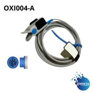 Sensor de oximetria tipo Adulto OXI004-A compatível com tecnologia Mindray T, Alfamed I, 1000 Series