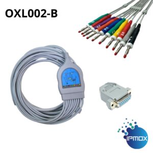 Cabo de ECG IPMOX 10 vias modelo OXL002-B compatível com tecnologia Dixtal