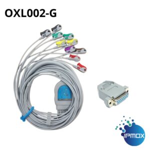 Cabo de ECG IPMOX 10 vias modelo OXL002-G compatível com tecnologia Dixtal